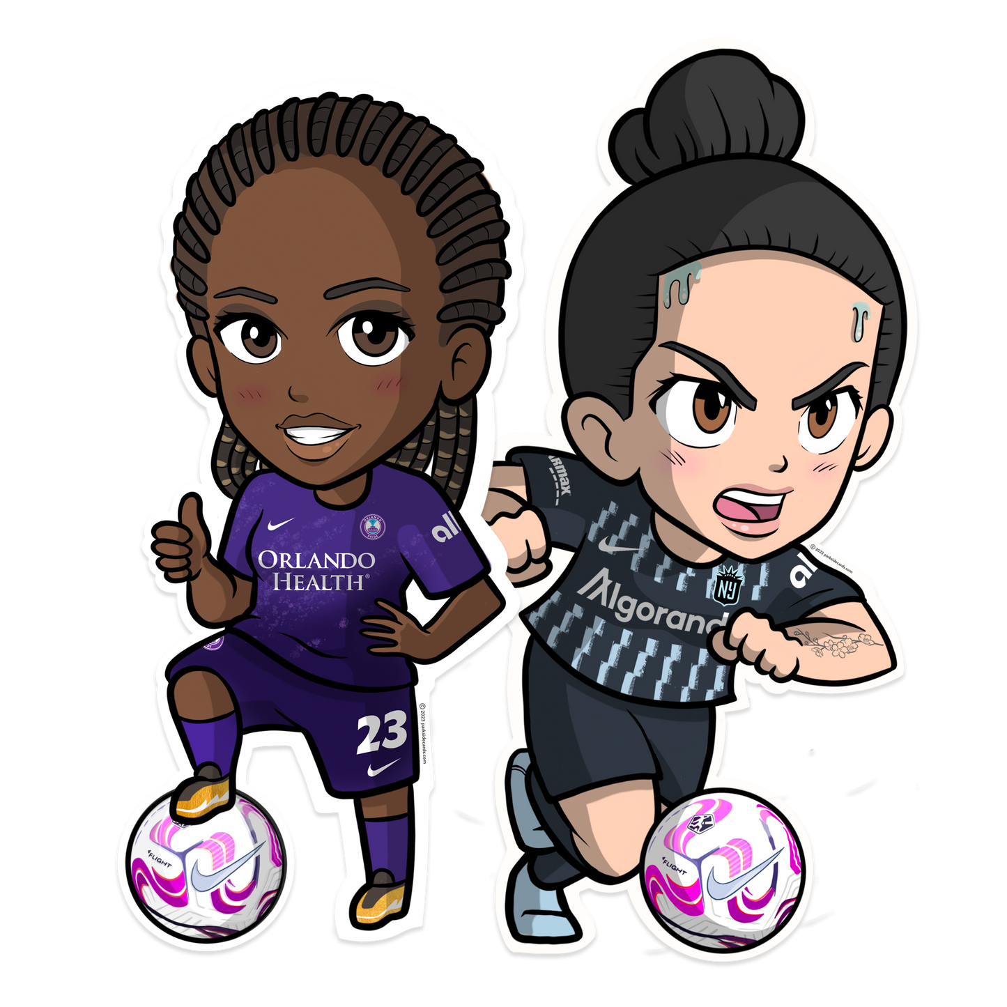 2023 NWSL Chibis Stickers Vol. 1