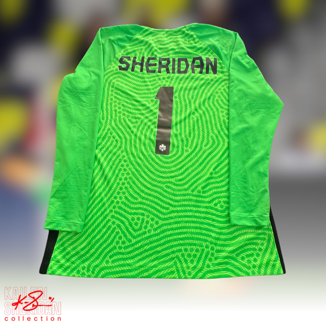 The Kailen Sheridan Collection - UNSIGNED Team Canada Lt. Green (2023 SheBelieves)