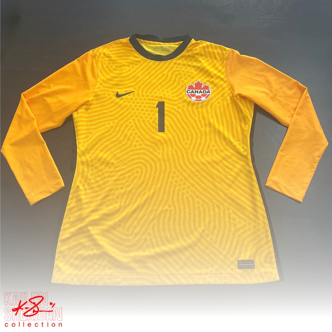 The Kailen Sheridan Collection - AUTOGRAPHED Team Canada Yellow (2022 CONCACAF)