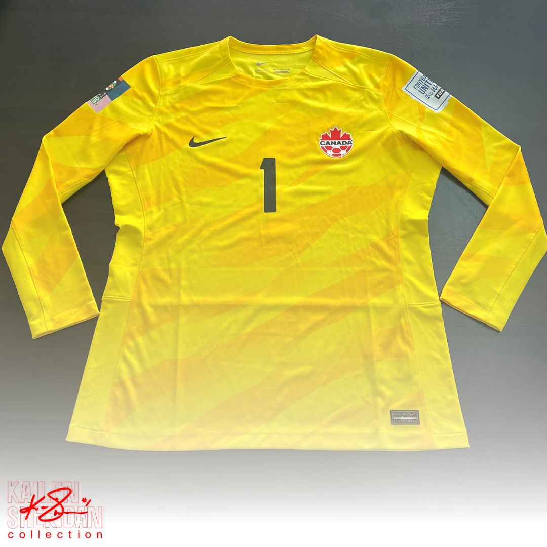 The Kailen Sheridan Collection - AUTOGRAPHED Team Canada Yellow (2023 FIFA Women's World Cup)