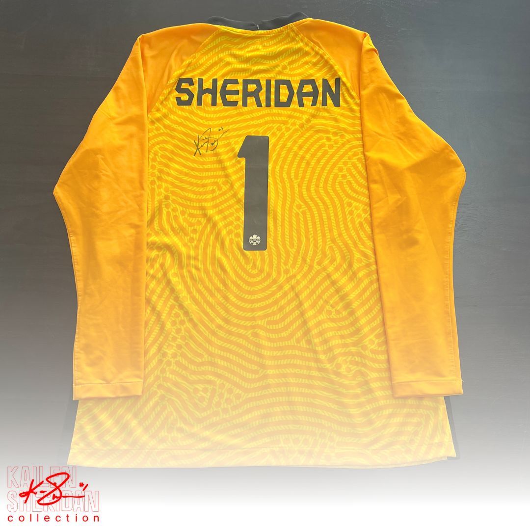 The Kailen Sheridan Collection - AUTOGRAPHED Team Canada Yellow (2022 CONCACAF)