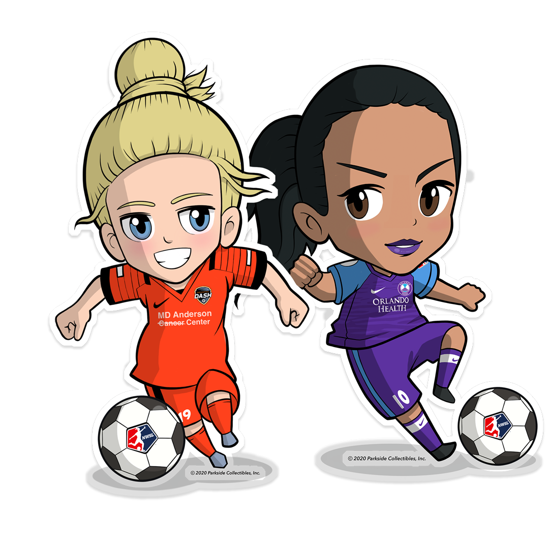 2020 NWSL Chibis Sticker Set