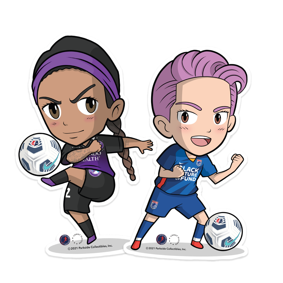 2021 NWSL Chibis Sticker Set