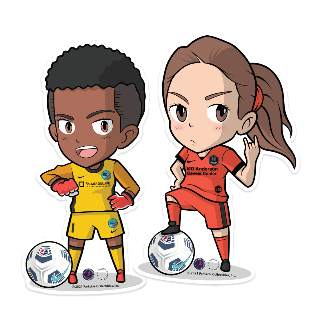 2021 NWSL Chibis Sticker Set