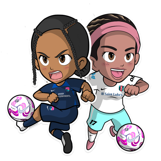 2023 NWSL Chibis Stickers Vol. 1