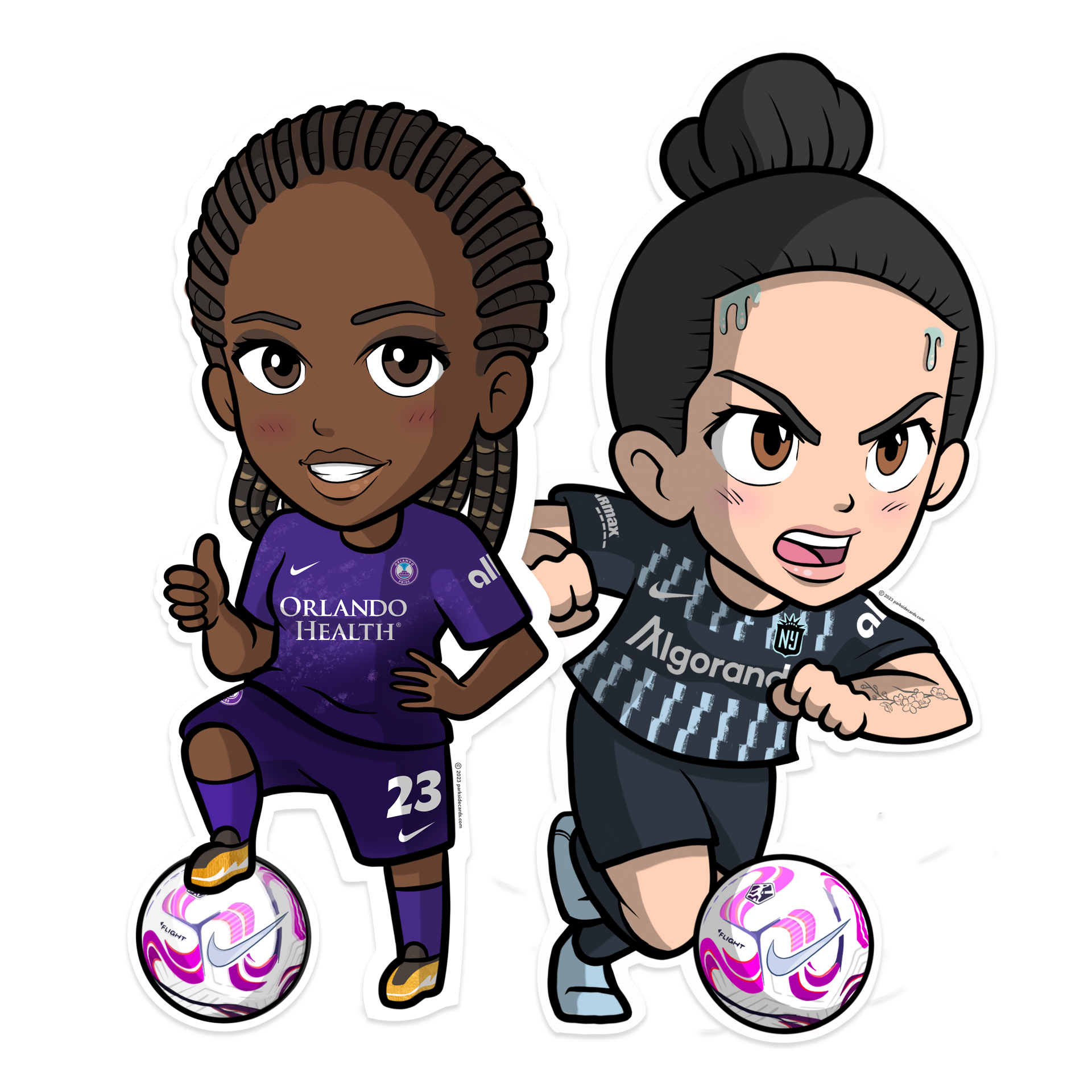 2023 NWSL Chibis Stickers Vol. 1 – Parkside Collectibles