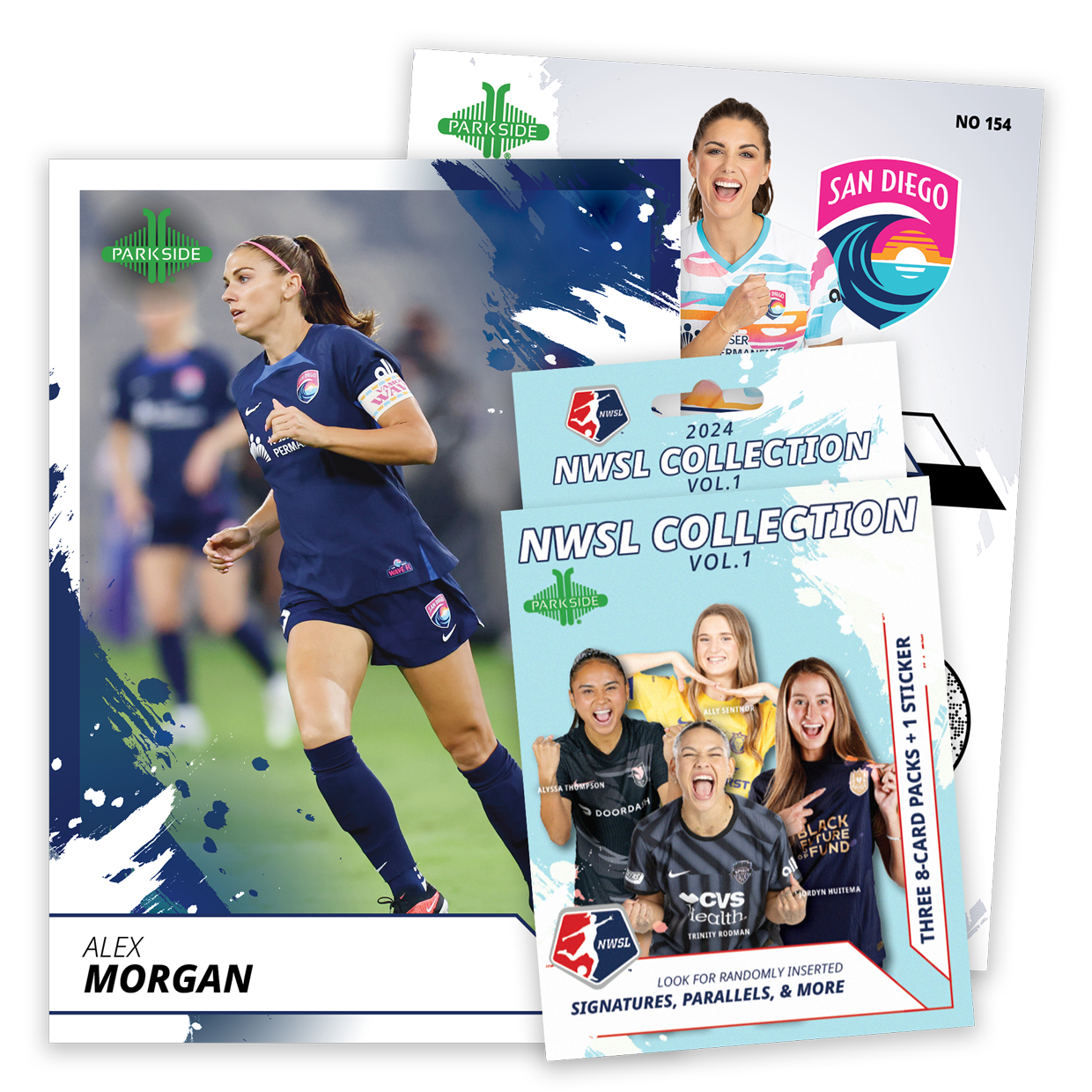2024 NWSL Vol.1 Retail Hanger Case - Ally Sentnor, Croix Bethune, and Reilyn Turner!