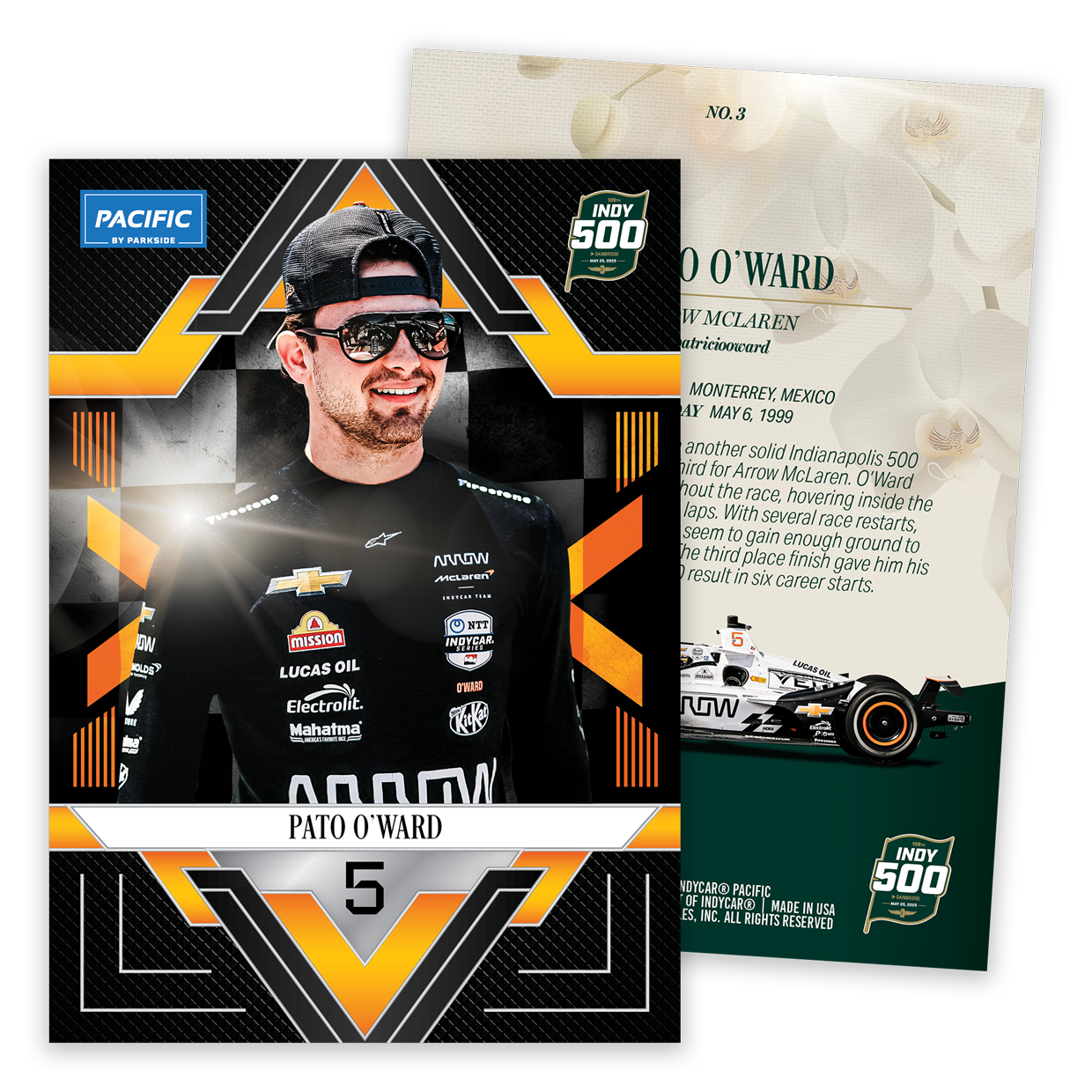 *PRESALE* 2025 INDY 500 Pacific *PRESALE*