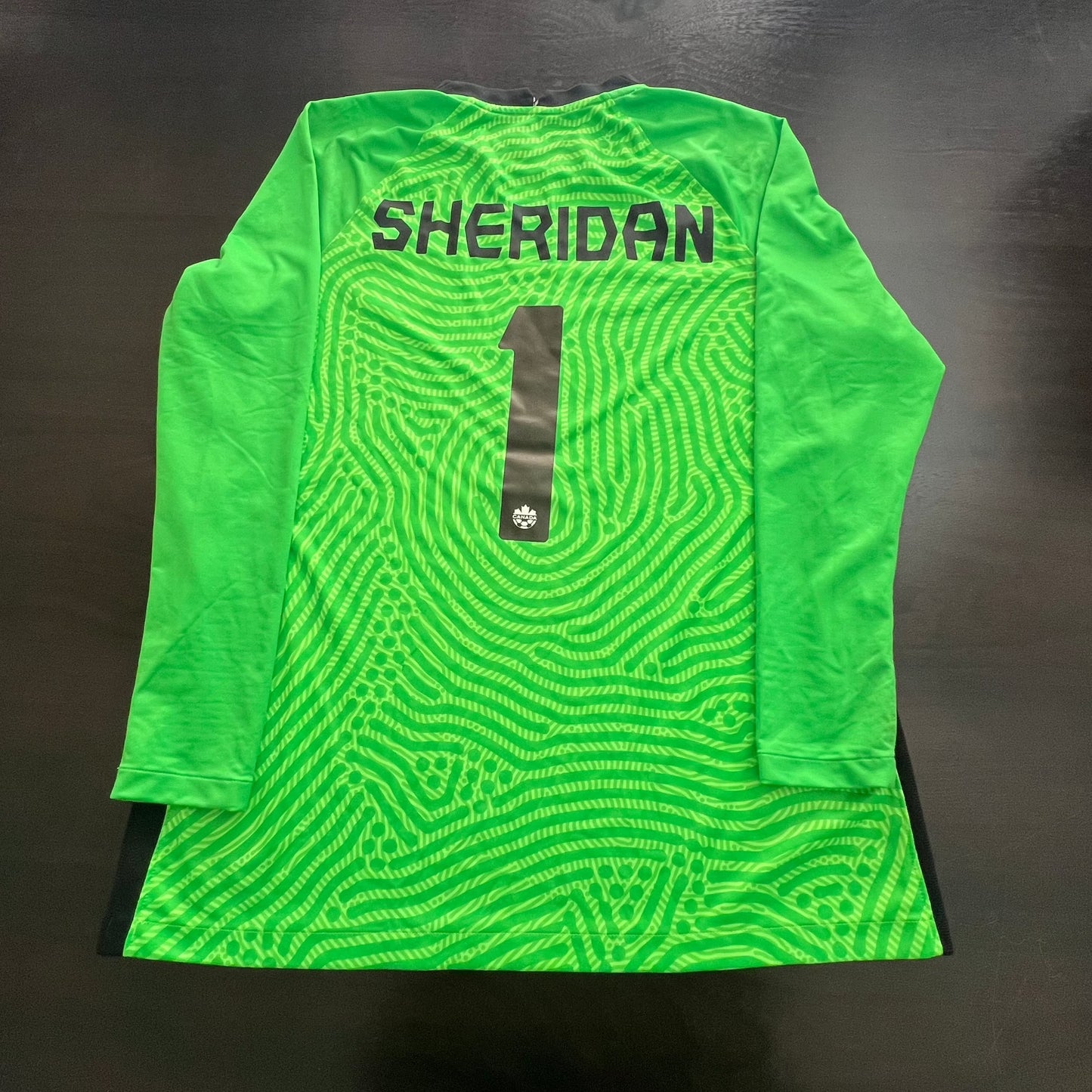 The Kailen Sheridan Collection - UNSIGNED Team Canada Lt. Green (2023 SheBelieves)