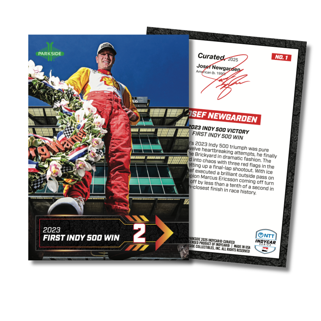 CURATED - Josef Newgarden Collectible Trading Card Set – Parkside
