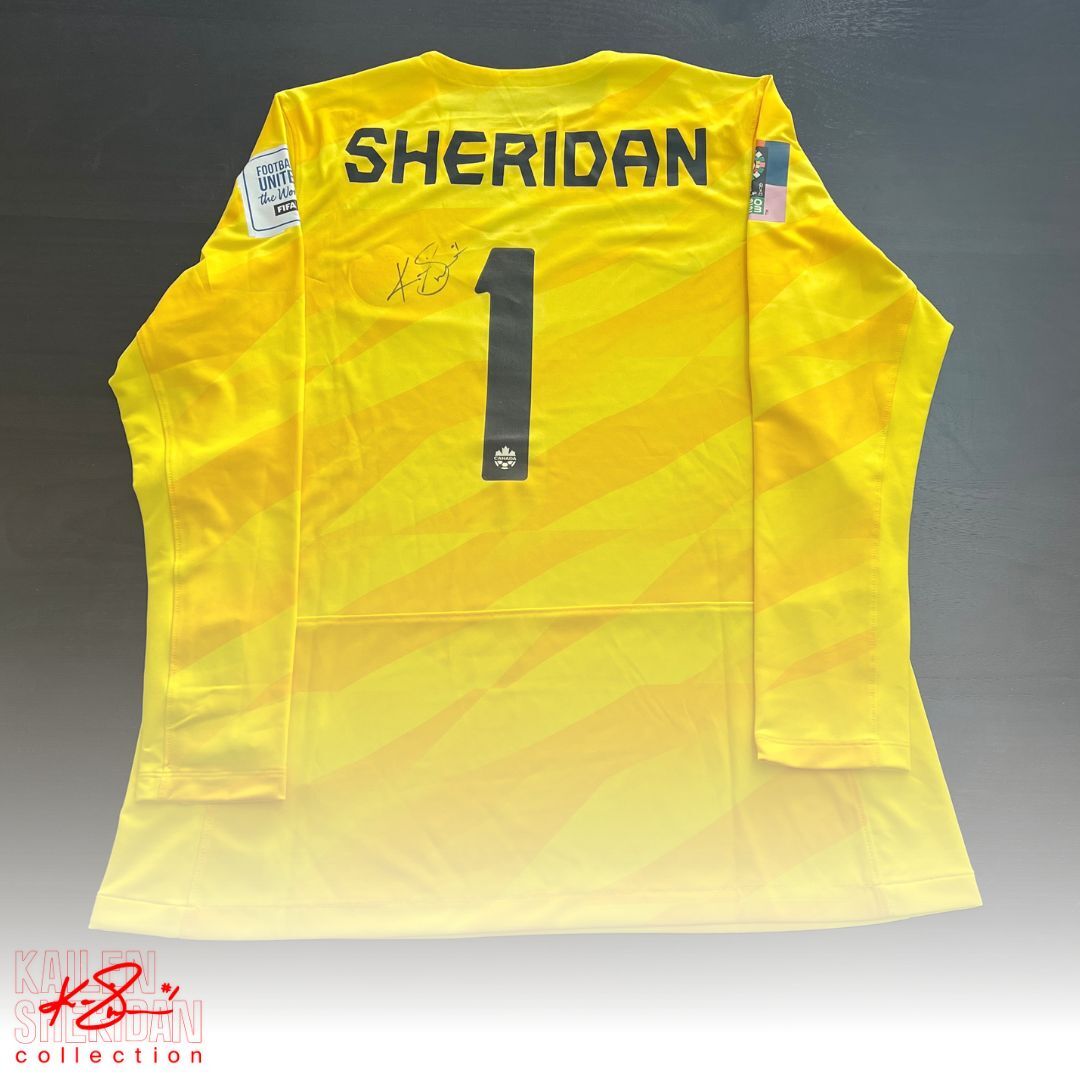 The Kailen Sheridan Collection - AUTOGRAPHED Team Canada Yellow (2023 FIFA Women's World Cup)