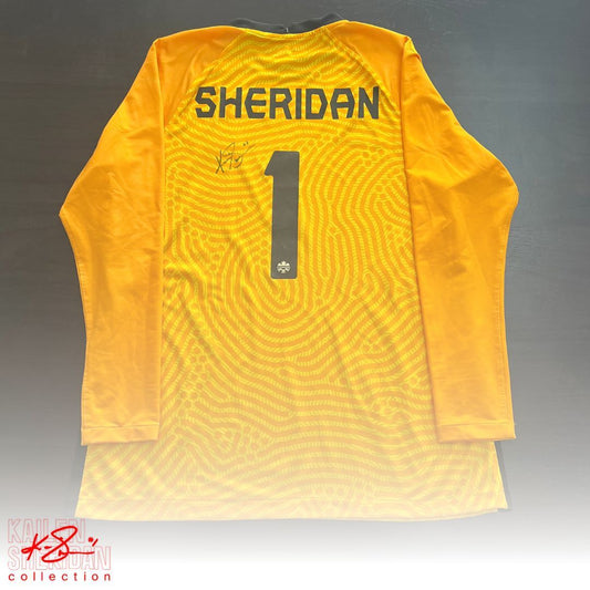 The Kailen Sheridan Collection - AUTOGRAPHED Team Canada Yellow (2022 CONCACAF)