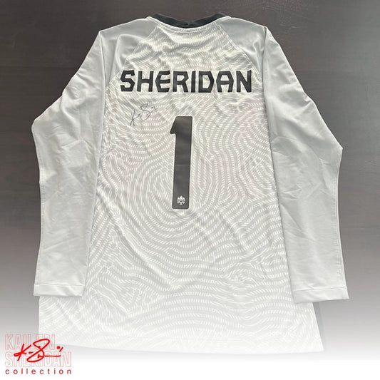 The Kailen Sheridan Collection - AUTOGRAPHED Team Canada Gray (2023 SheBelieves)