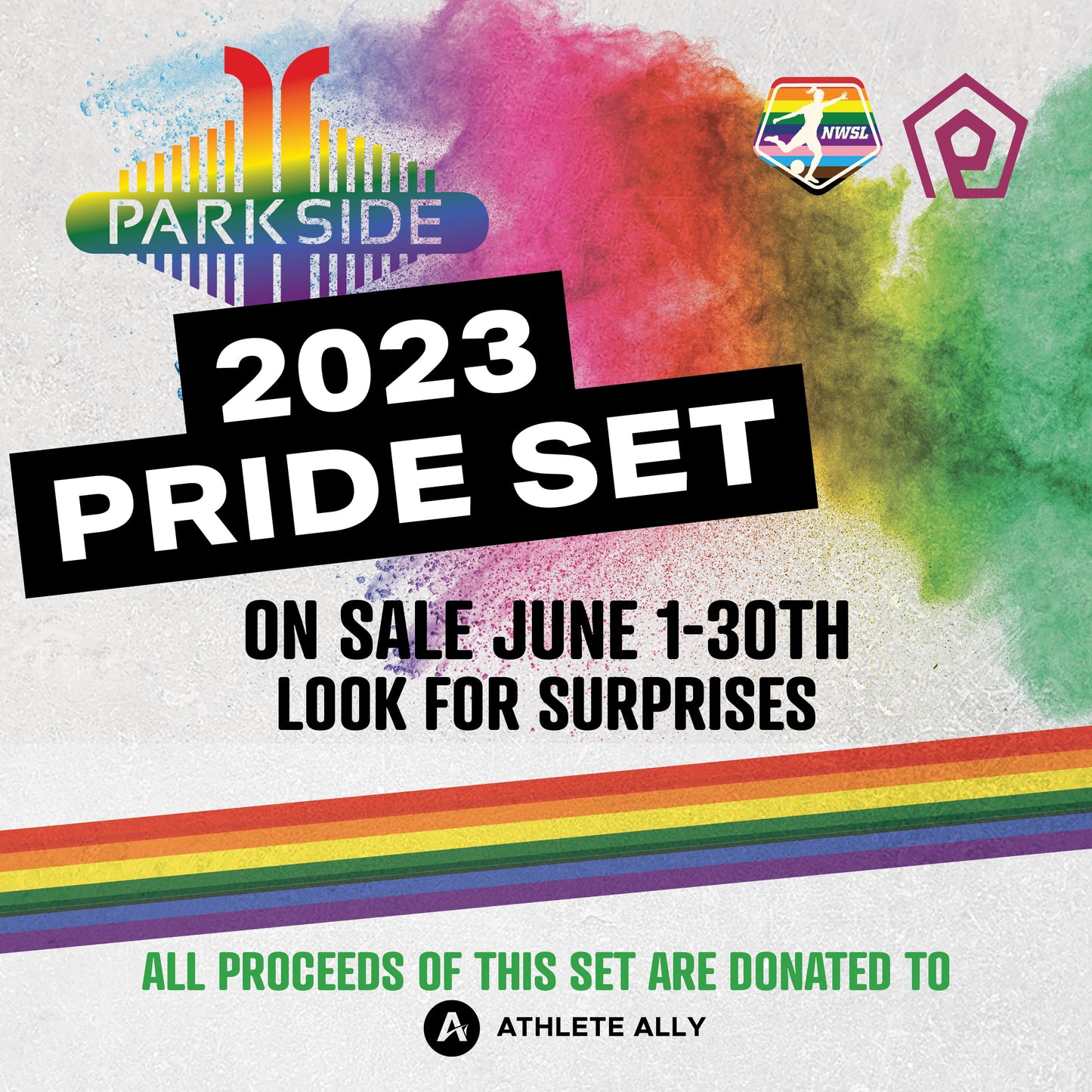 2023 NWSL PRIDE SET - All Proceeds for Athlete Ally