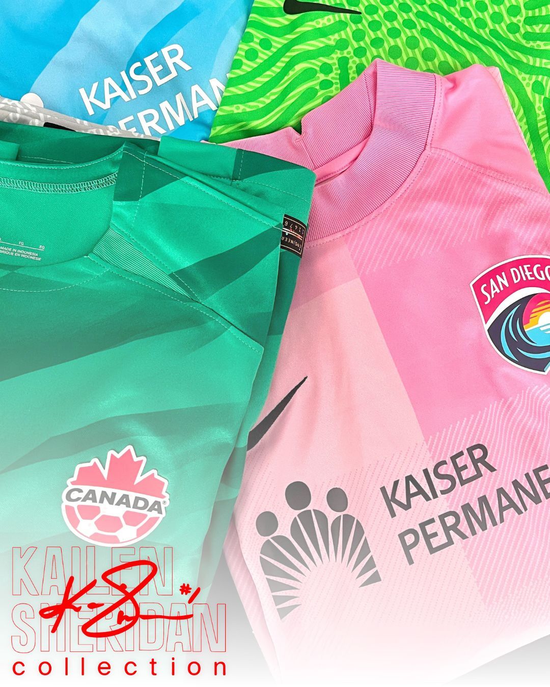 The Kailen Sheridan Collection - GAME WORN SD WAVE Goalkeeper Jersey 2024 (Yellow)