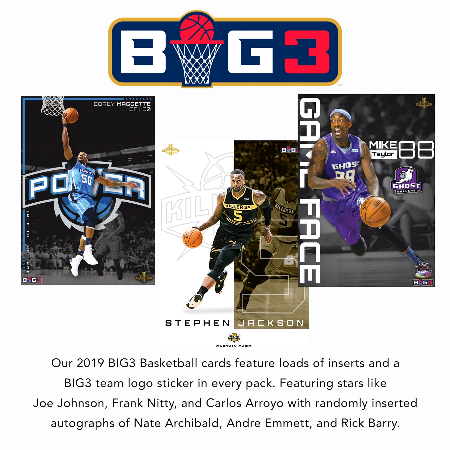 2019 BIG3 Basketball Set (3 pack)