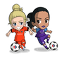 2020 NWSL Chibis Sticker Set