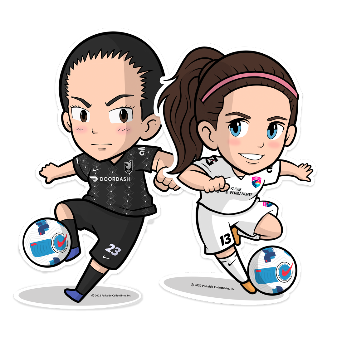 2022 NWSL Chibis Sticker Set – Parkside Collectibles