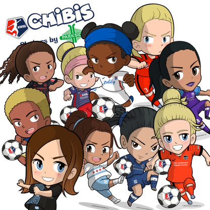 NWSL Womens Soccer CHIBIS STICKER SET: VOL 1 – Parkside Collectibles