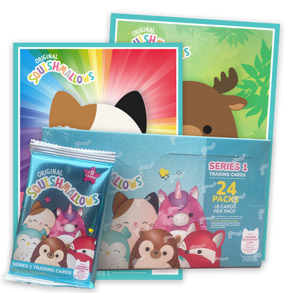 Squishmallows Series One Trading Cards - Hobby Box (24 Packs) Squishmallows Series One Trading Cards - Hobby Box (24 Packs)